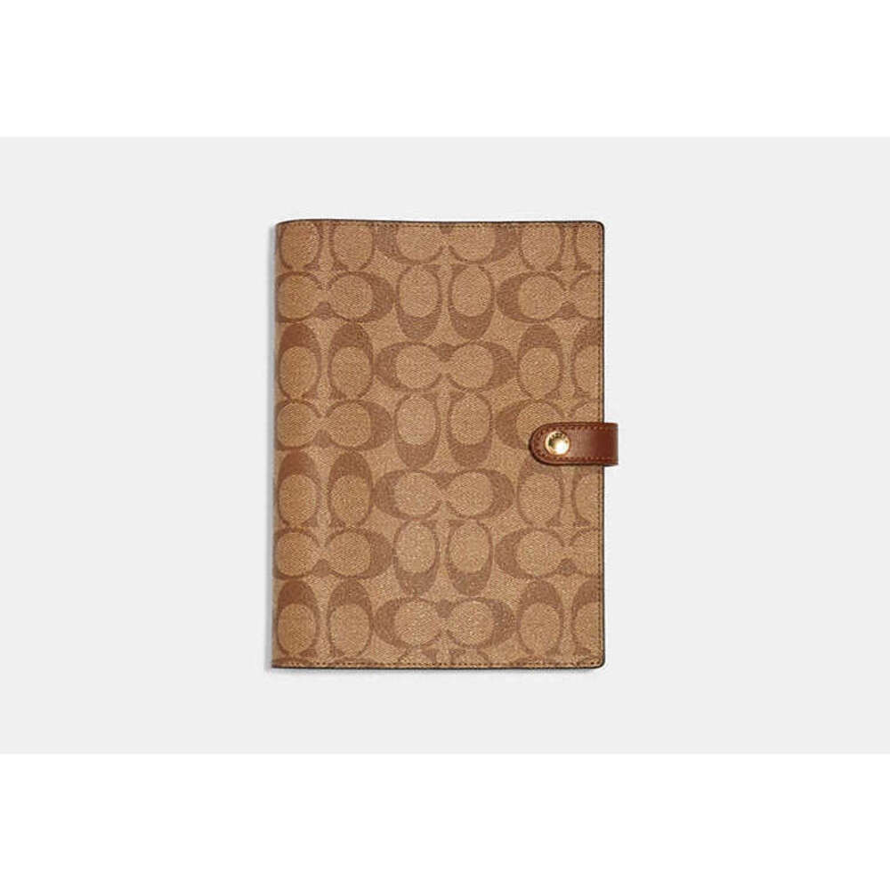 Coach Notebook In Signature Canvas